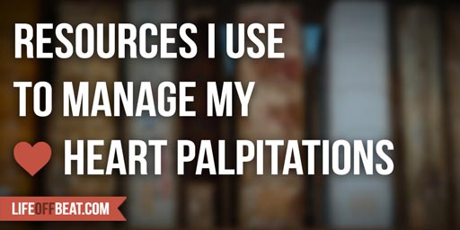 What causes heart palpitations while you're at rest?